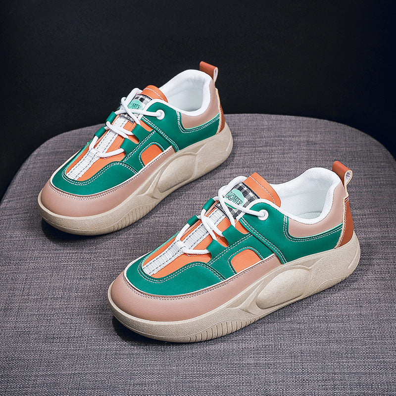 Damen Sneaker Retro atmungsaktiv Weichsohle