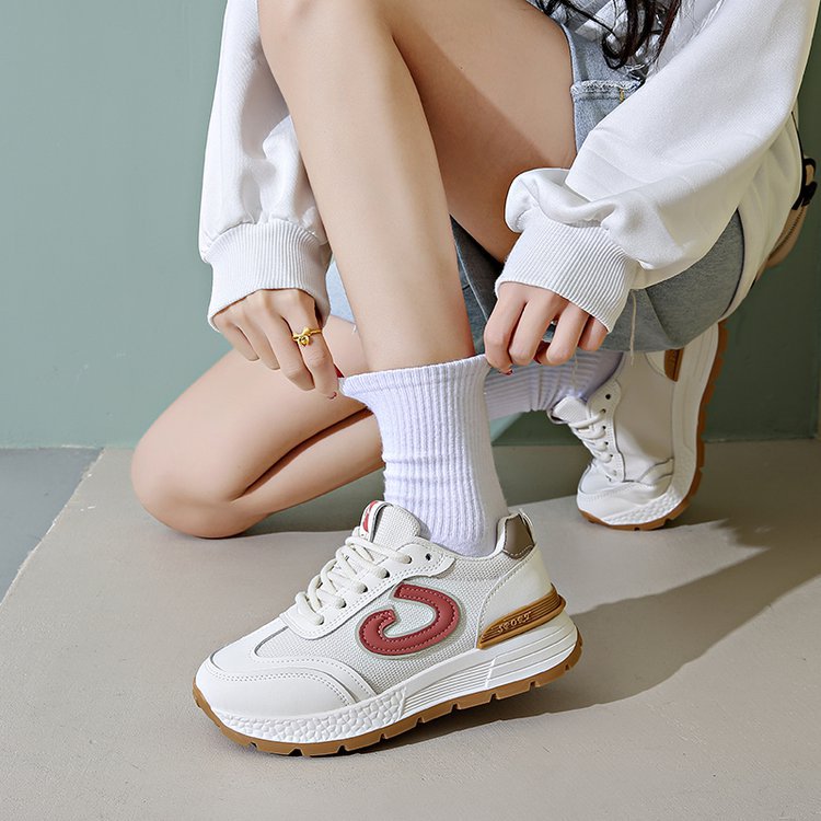 Damen Sneaker Atmungsaktives Mesh Komfortsohle