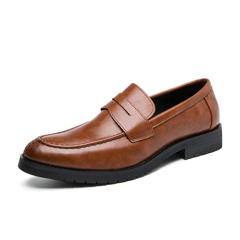 Damen Mokassins Elegantes Leder Rutschfest Braun