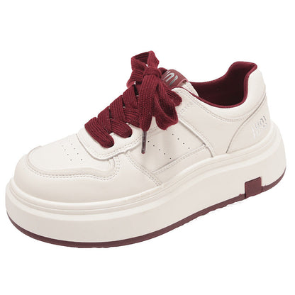 Damen Plateau Sneaker Komfortabel Ergonomisch