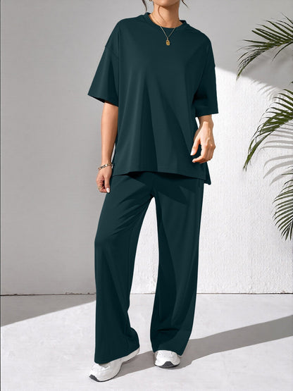 Damen Freizeit-Set Bequemes Weites Oberteil
