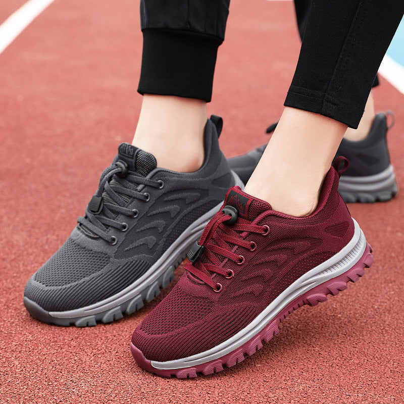 Damen Laufschuhe Schnellschnürsystem Sportlich