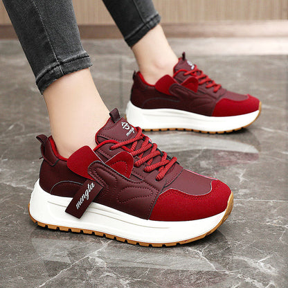 Damen Sneaker Weich Bequem Dämpfung