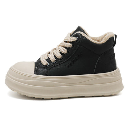 Damen High- Sneaker Warmfleece Rutschfest