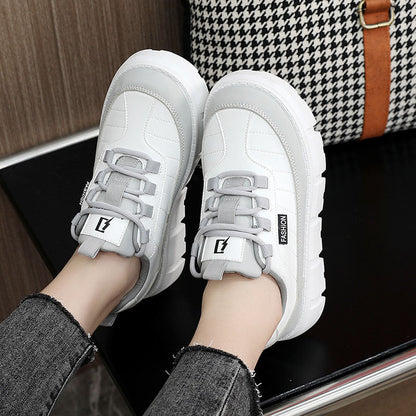 Damen Chunky Sneaker Bequem atmungsaktives Material