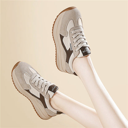 Damen Sneaker Atmungsaktive Laufsohle Sport