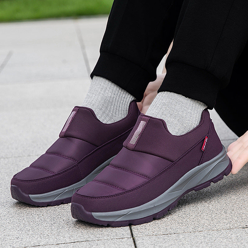 Damen Sneaker Bequem Komfortschuhe Slip-On Sportlich