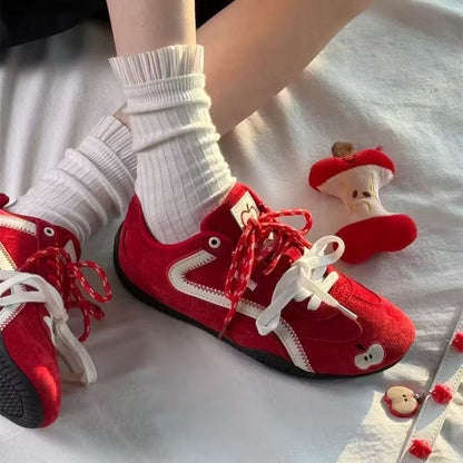 Damen Sneaker Sportlich mit Applikationen