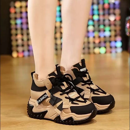 Damen High- Sneaker Sportlich Mit Dämpfung