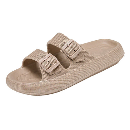Damen Sandalen Doppelriemen Komfort