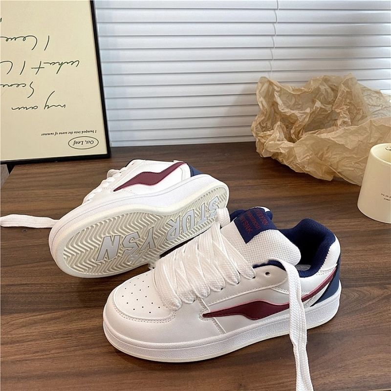 Damen Sneaker Sportlich Rutschfest Gummisohle