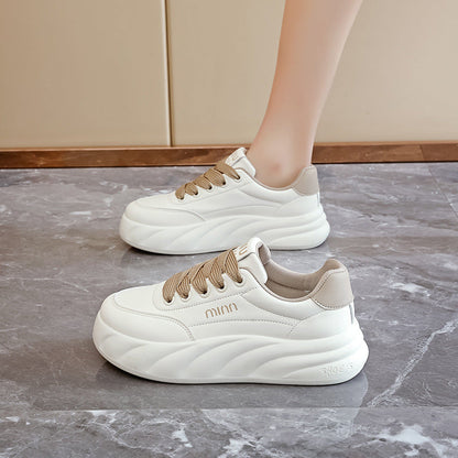 Damen Sneaker Atmungsaktives Mesh Dicke Sohle