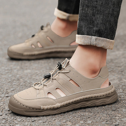 Herren Sandalen Verstellbar Bequem Sommer