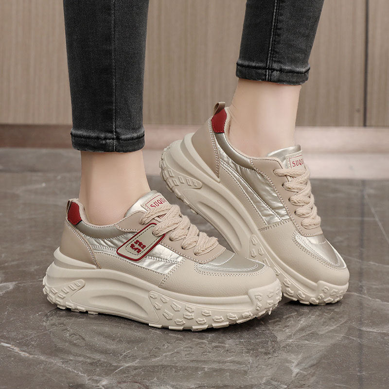 Damen Sneaker Bequem Rutschfest Dämpfung
