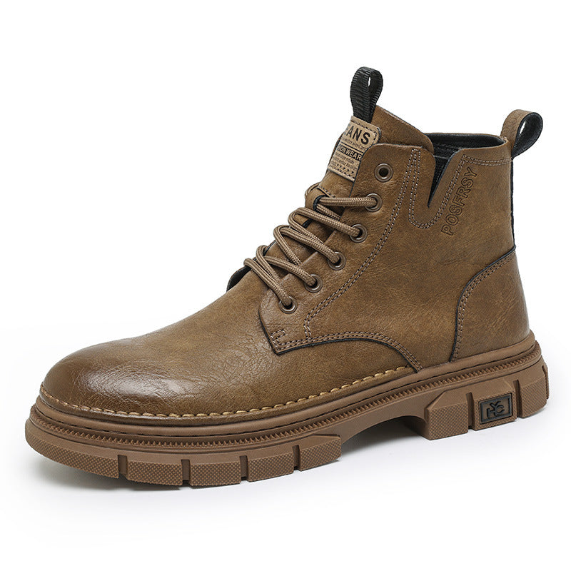 Damen Lederstiefeletten Rutschfest