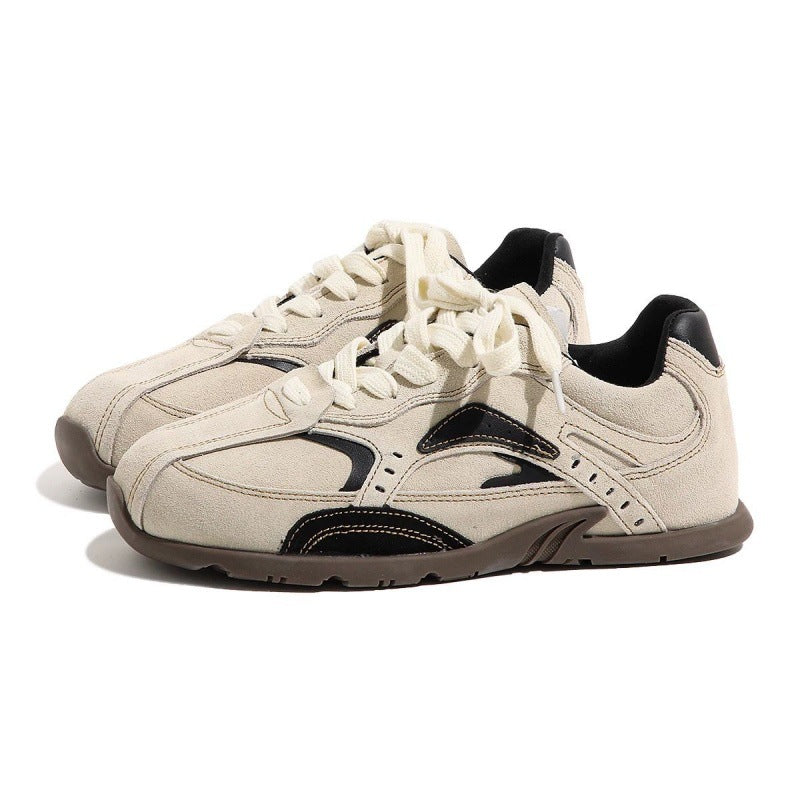 Damen Sneaker Weiches Wildleder Bequem Rutschfest