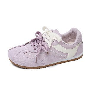 Damen Sneaker Sportlich Struktur-Obermaterial Rutschfest