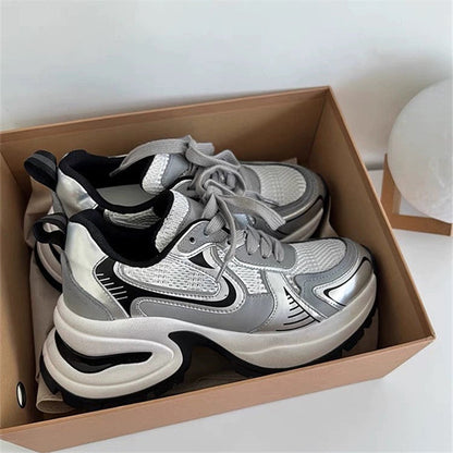 Damen Sneaker Atmungsaktives Mesh Weichlaeufer