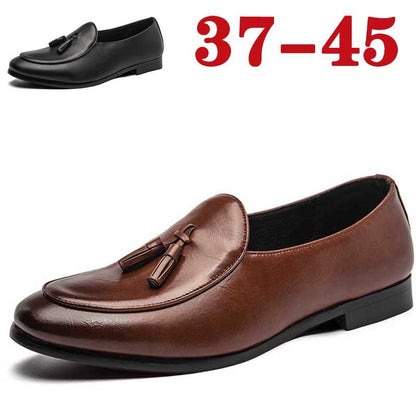 Damen Mokassins Elegante Leder Schuhe Schwarz - Norvielle
