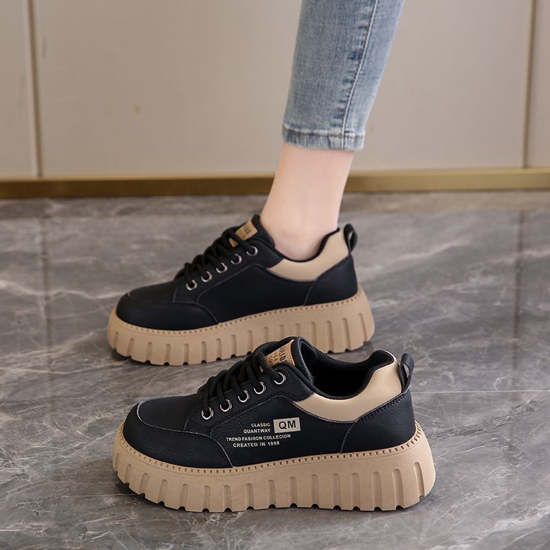 Damen Plateau Sneaker Trendy Hoch Moda Schuhe