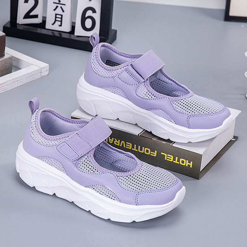 Damen Sneaker Atmungsaktives Mesh Sportlich