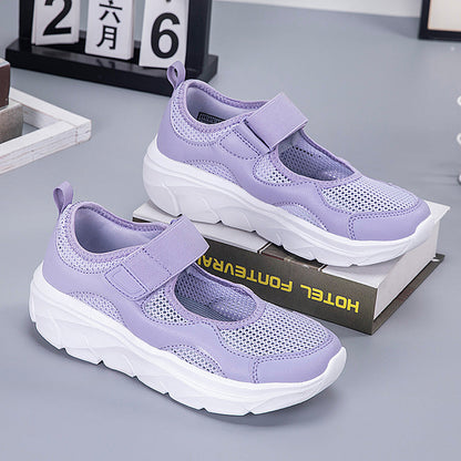 Damen Sneaker Atmungsaktives Mesh Sportlich