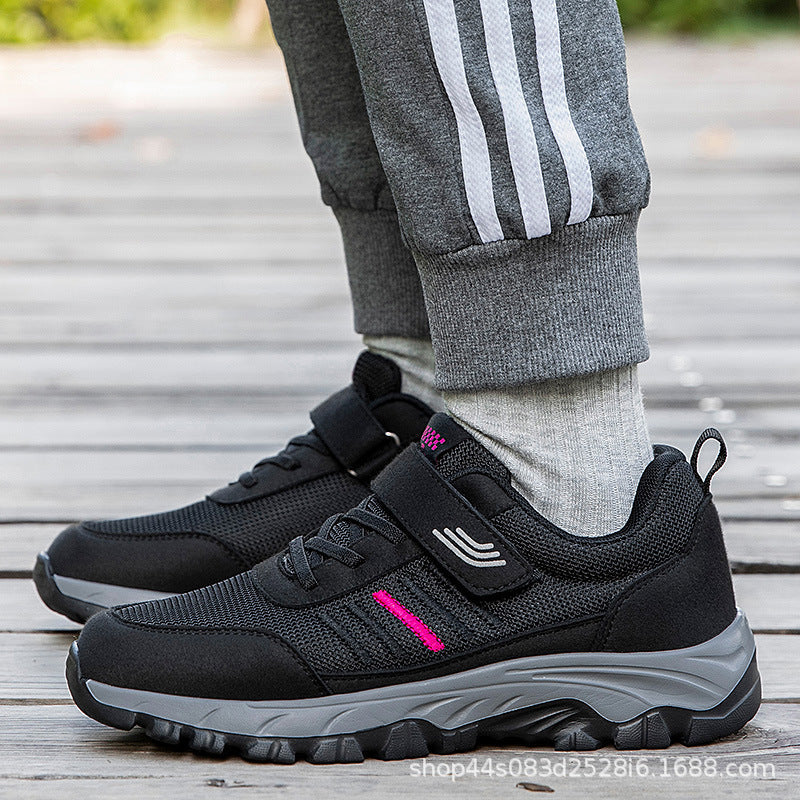 Damen Laufschuhe Sportsneaker Bequem Klettverschluss