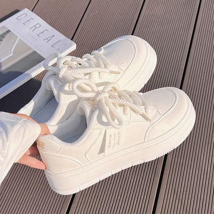 Damen Plateau Sneaker Minimalistisch