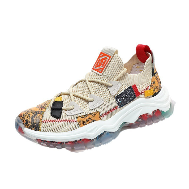 Damen Sneaker Sportlich Luftpolster Technologie Multicolor - Norvielle