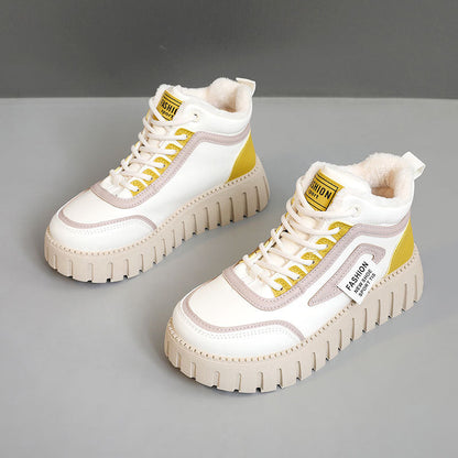 Damen High- Sneaker Atmungsaktives Mesh Komfort-Sohle