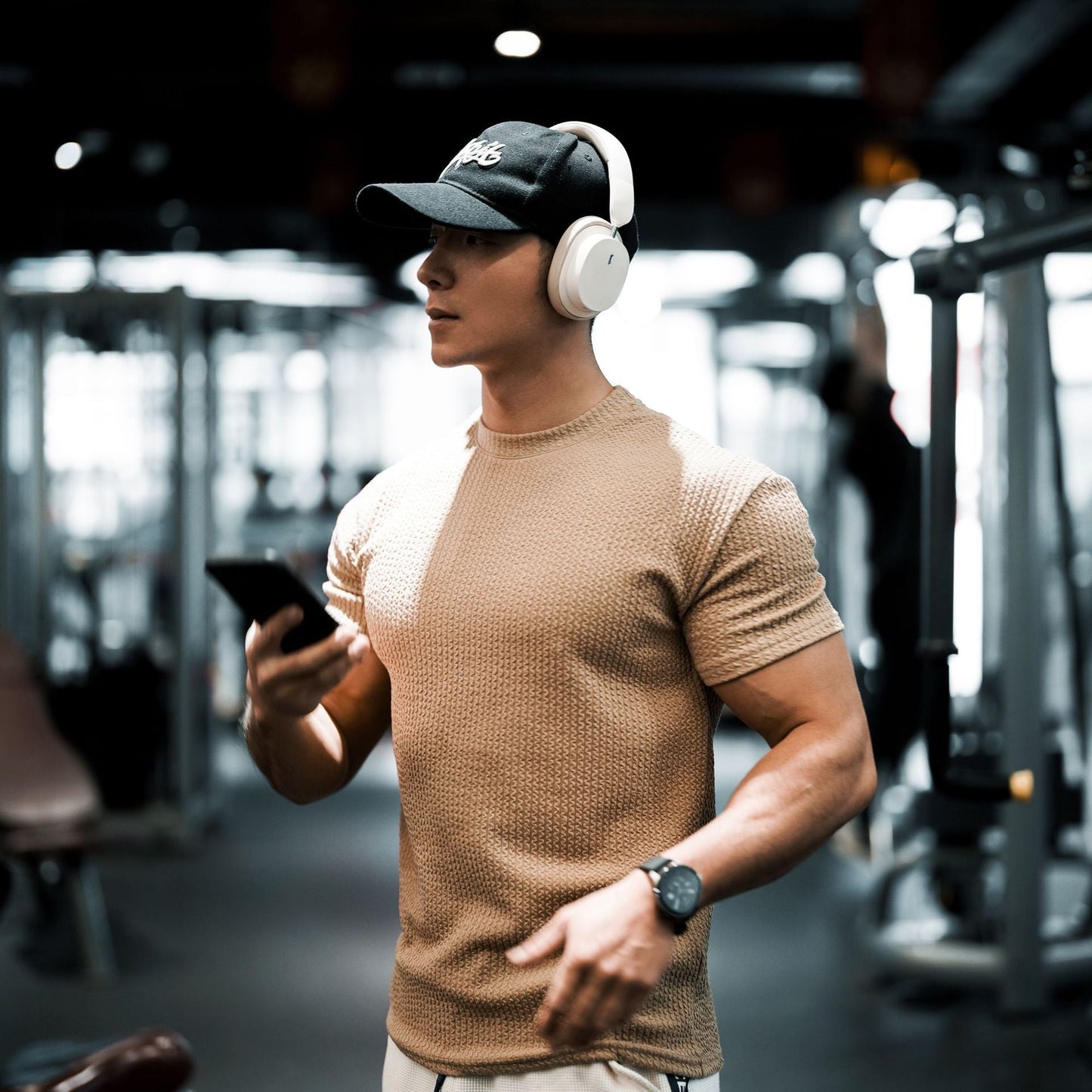 Herren Muscle Shirt Sportlich Funktionell Baumwolle