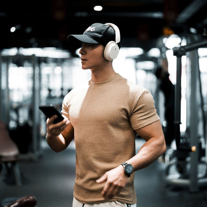 Herren Muscle Shirt Sportlich Funktionell Baumwolle