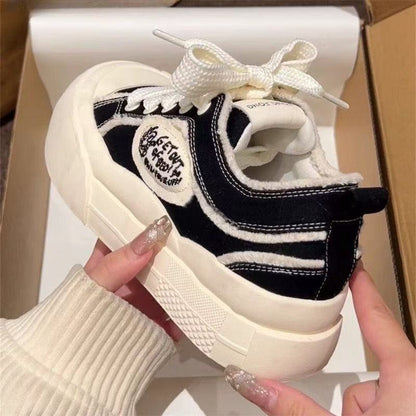 Damen Sneaker Sportlich Bequem Robuste Sohle