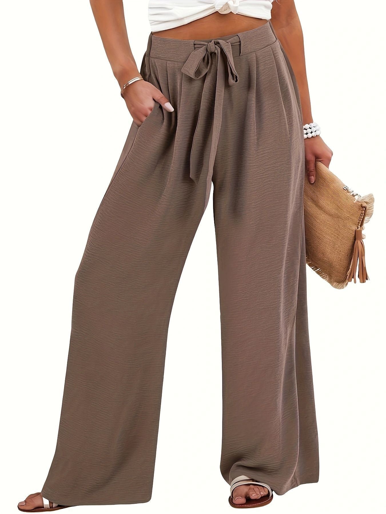 Damen Palazzo-Hose Leicht Sommer