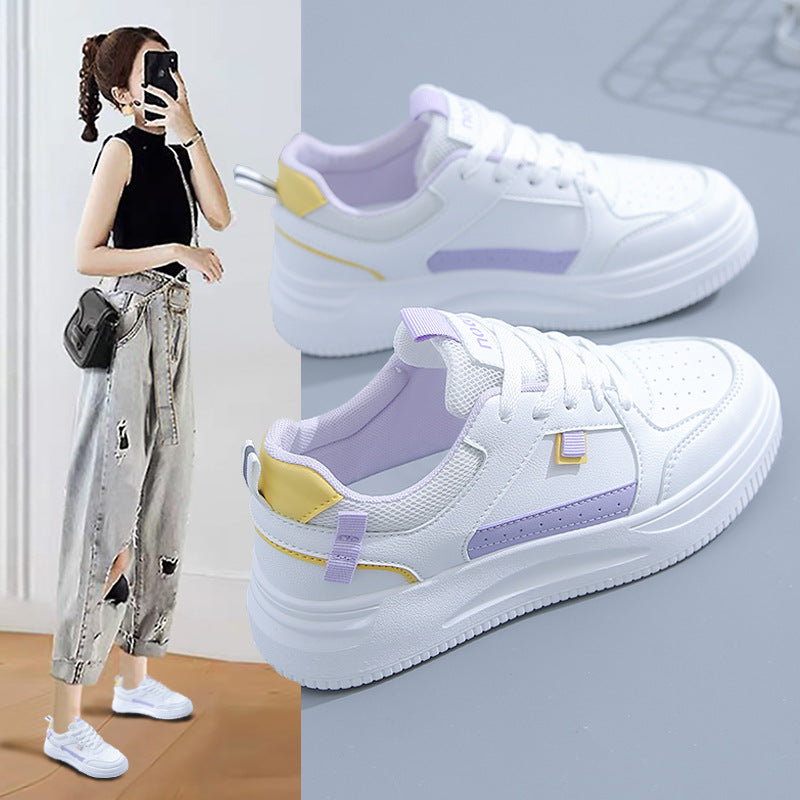 Damen Sneaker Atmungsaktives Mesh Modern Sportlich Weiße - Norvielle