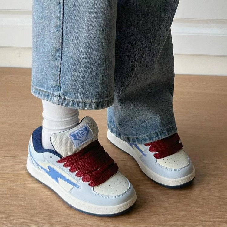 Damen Sneaker Atmungsaktives Mesh Elastische Schnürsenkel