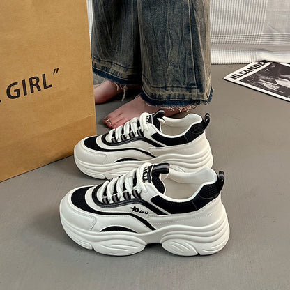 Damen Chunky Sneaker Atmungsaktives Mesh Komfortabel