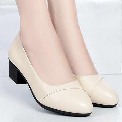 Damen Pumps Blockabsatz Komfortabel