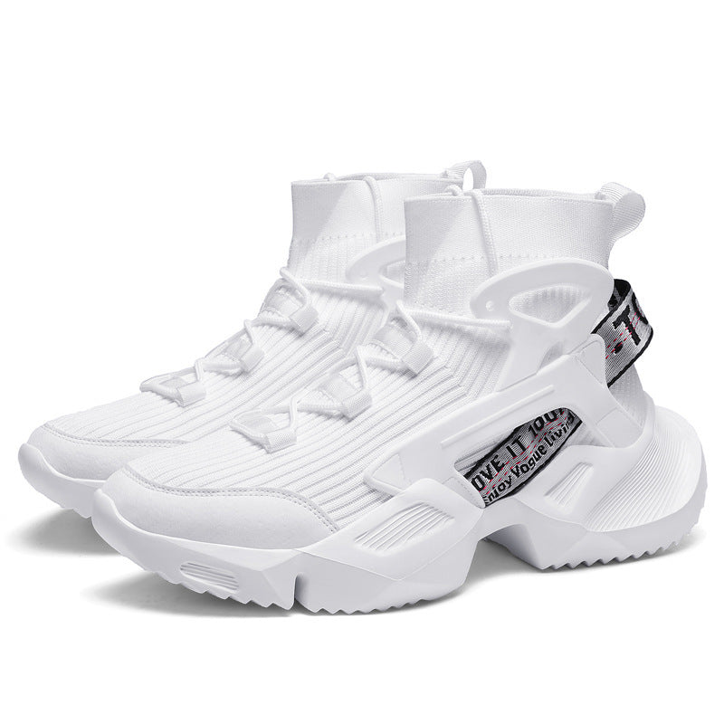 Damen High- Laufschuhe Rutschfest Sport Sneaker