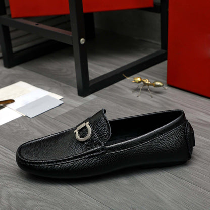 Damen Mokassins aus Leder Elegant
