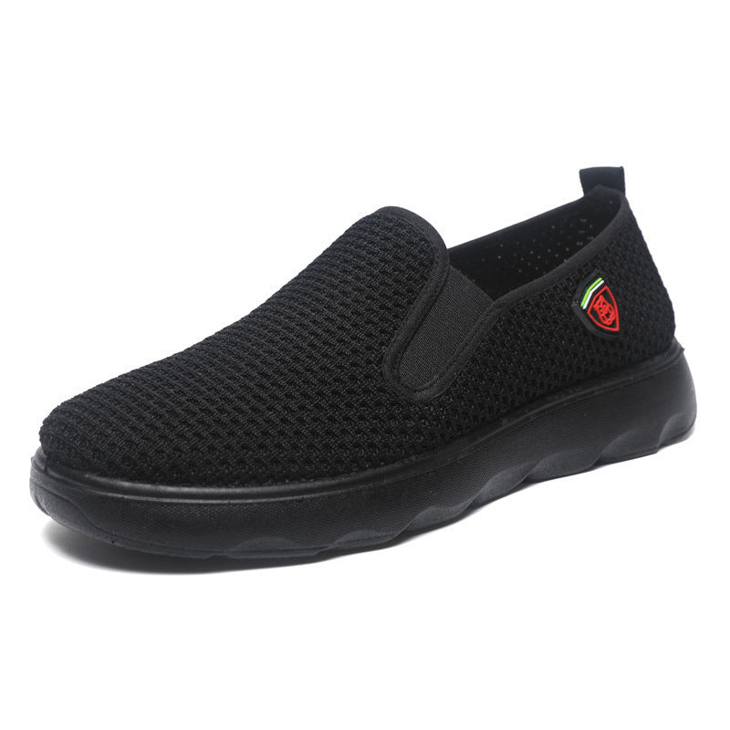 Damen Slip-On Sneaker Atmungsaktives Material Komfortschuhe