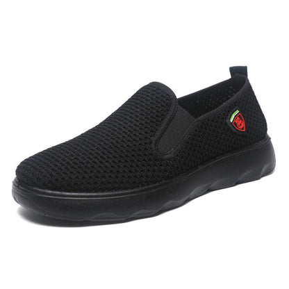 Damen Slip-On Sneaker Atmungsaktives Material Komfortschuhe