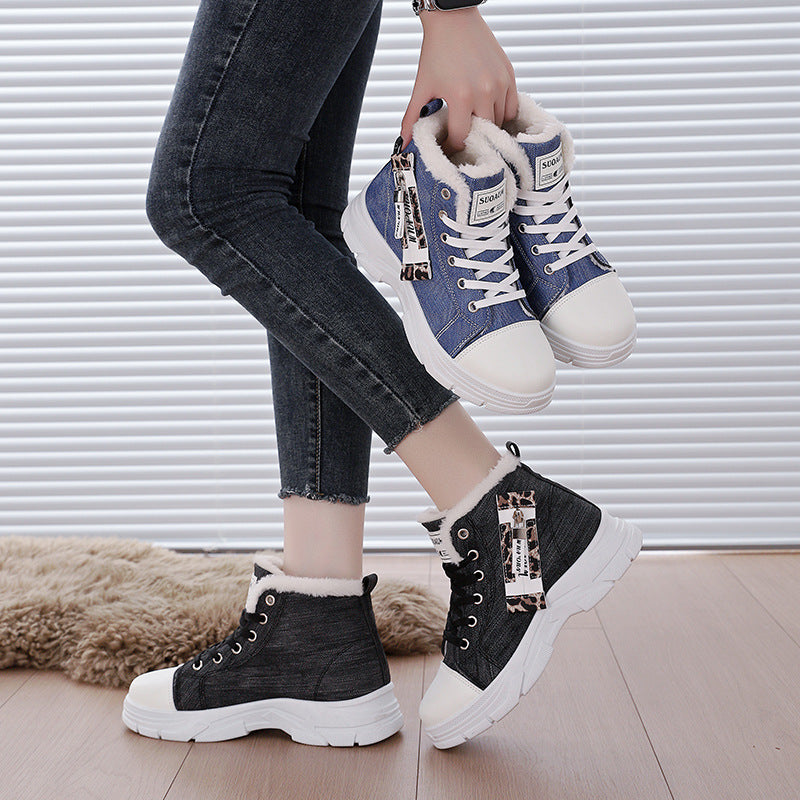 Damen Sneaker Warm Innenfutter Robust