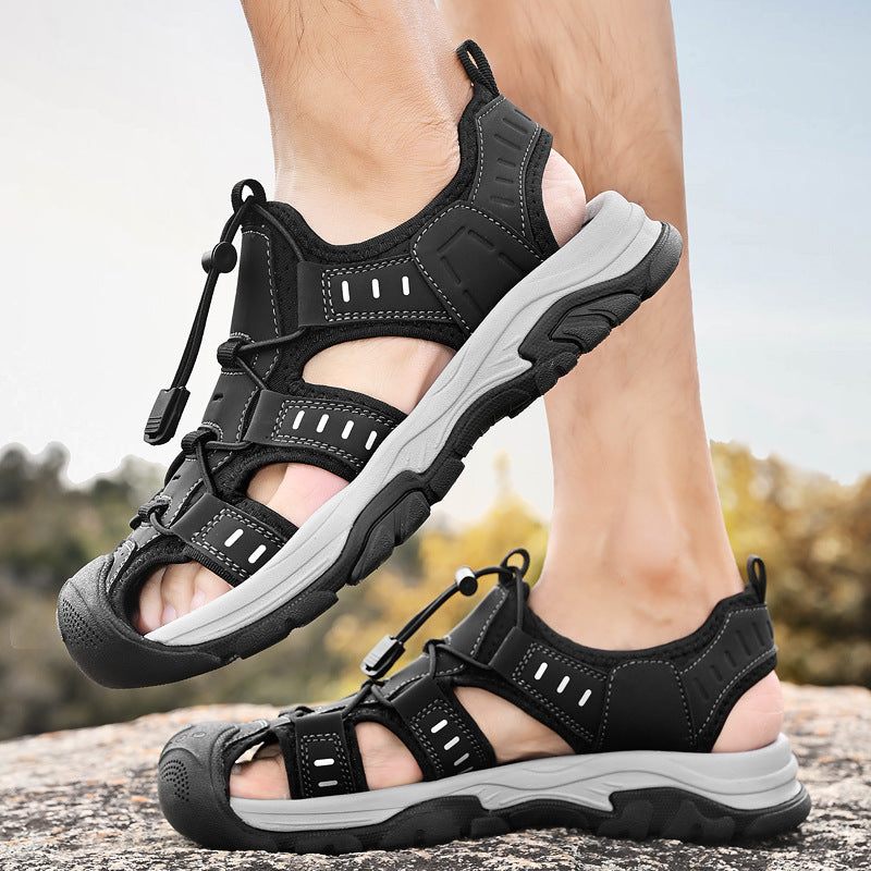 Damen Outdoorsandalen Atmungsaktives Obermaterial Sicherer Halt