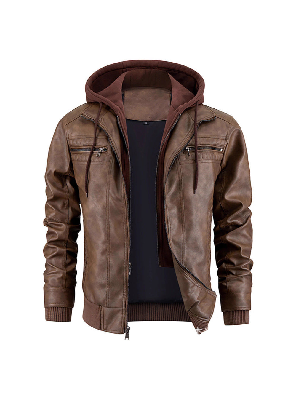 Echtleder Damen Winterjacke mit Kapuze