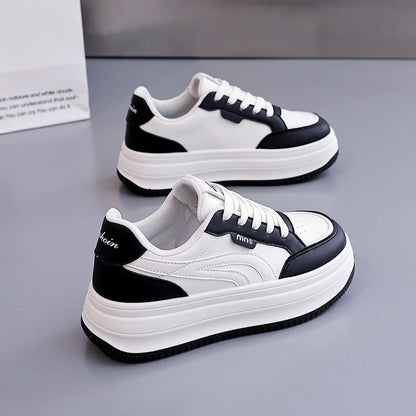 Damen Sneaker Plattform Sportlich Bequem