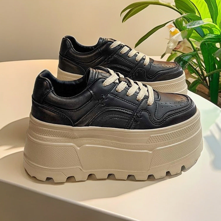 Damen Plateau Sneaker Hochzeitsschuhe Bequem