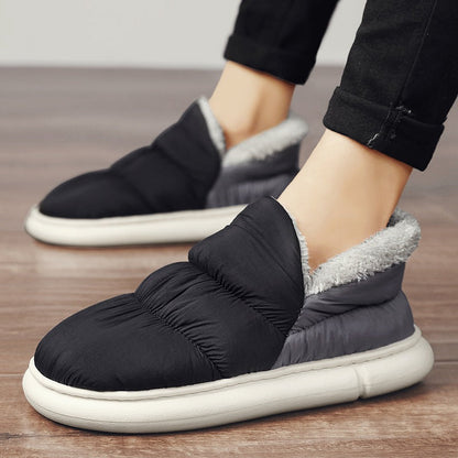 Damen Slipper Warm Gefüttert Rutschfest Winter