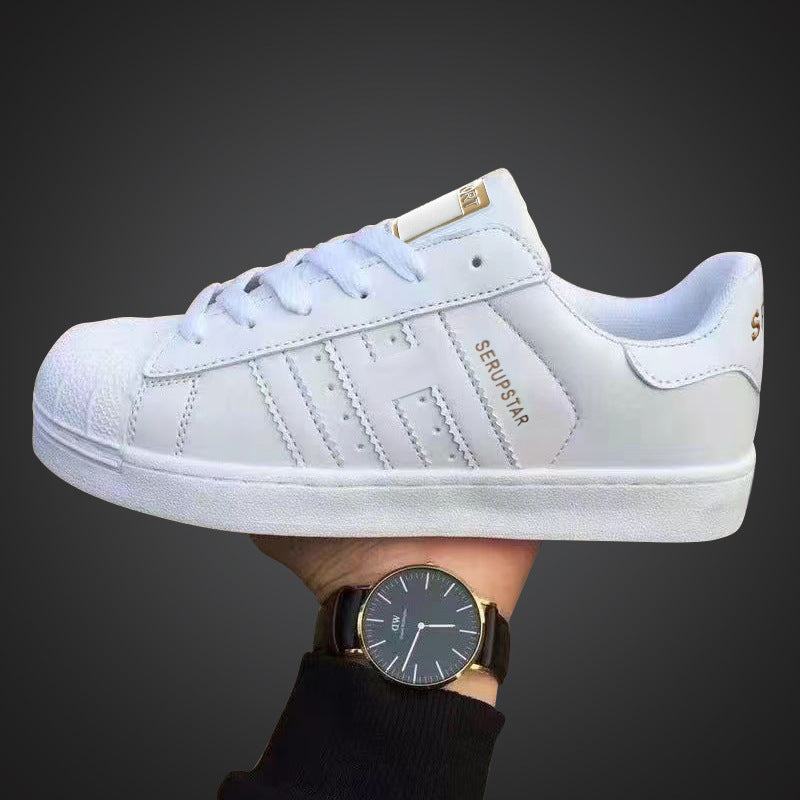 Damen Sneaker Lederschuhe Rutschfest Komfortschuhe