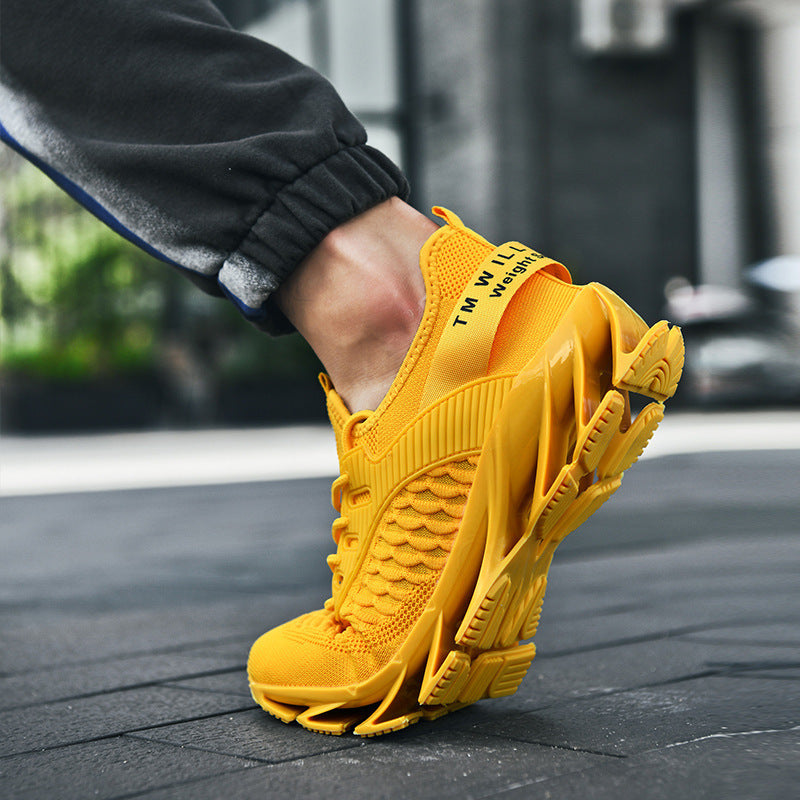 Damen Sneaker Sportlich Leicht Rutschfest Weiches Obermaterial